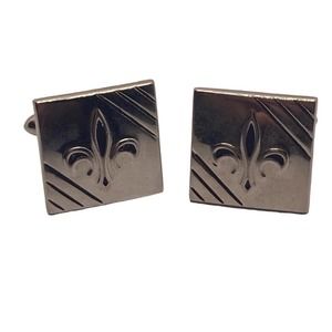 Vintage Swank Fleur de lis cuff links